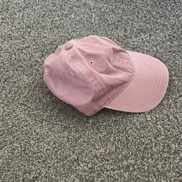 color 'pale Pink' Baseball Cap 100% cotton material adjustable strap - Picture 5 of 5